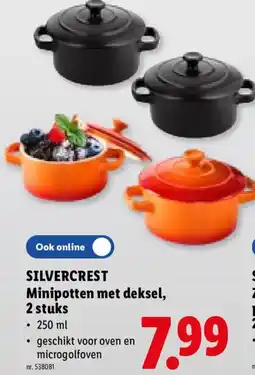 Lidl Minipotten met deksel aanbieding
