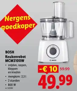 Lidl Keukenrobot MCM3100W aanbieding