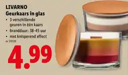 Lidl Geurkaars in glas aanbieding