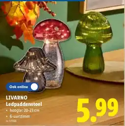 Lidl Ledpaddenstoel aanbieding