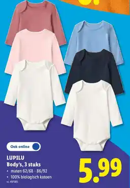 Lidl Body's, 3 stuks aanbieding