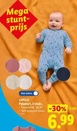Lidl Lupilu pyjama's aanbieding