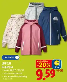 Lidl Lupilu regenjas aanbieding