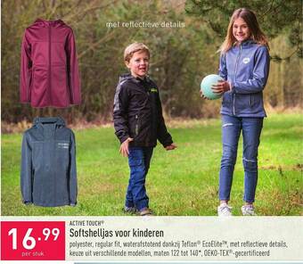 ALDI Softshelljas Voor Kinderen aanbieding
