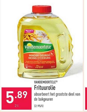 ALDI Vandemoortele Frituurolie aanbieding