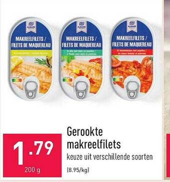 ALDI Gerookte Makreelfilets aanbieding