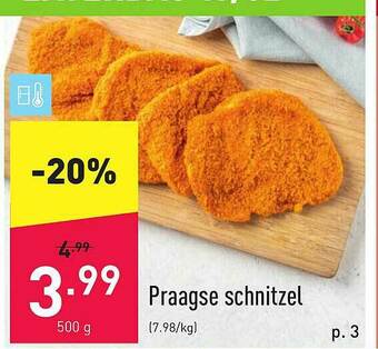 ALDI Praagse Schnitzel aanbieding