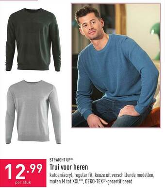 ALDI Straight Up Trui Voor Heren aanbieding