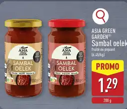 ALDI Asia green garden sambal oelek aanbieding