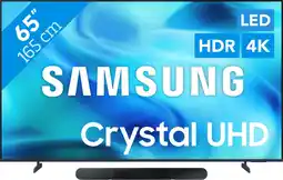 Coolblue Samsung Led 65 U8070H (2026) + Samsung HW-S60D Zwart (2024) aanbieding