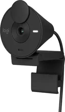 Coolblue Logitech Brio 300 Full HD Webcam Noir aanbieding