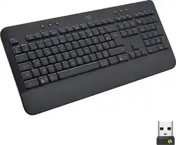 Coolblue Logitech Signature K650 Comfort Clavier Sans Fil Gris NLB AZERTY aanbieding
