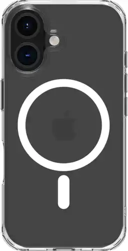 Coolblue BlueBuilt Protective Back Cover avec MagSafe iPhone 16 Transparent aanbieding