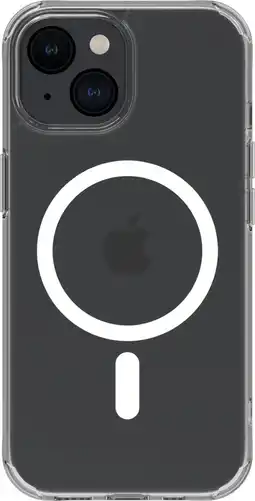 Coolblue BlueBuilt Protective Back Cover avec MagSafe iPhone 15 Transparent aanbieding