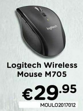 CompuDeals Logitech wireless mouse m705 aanbieding