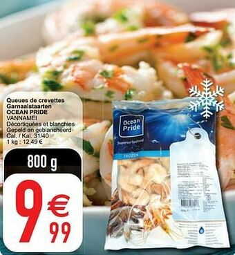 Cora Queues de crevettes garnaalstaarten ocean pride aanbieding