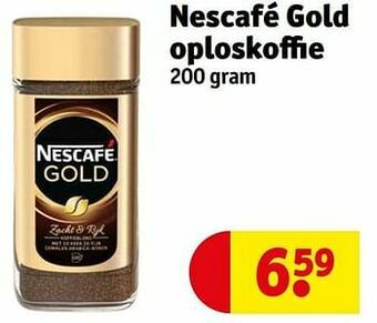 Kruidvat Nescafé gold oploskoffie aanbieding
