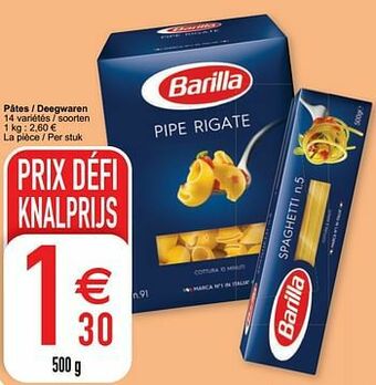 Cora Pâtes - deegwaren aanbieding