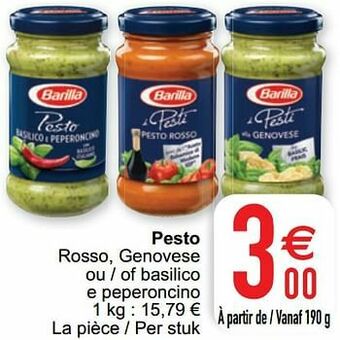 Cora Pesto aanbieding