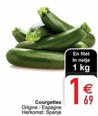 Cora Courgettes aanbieding