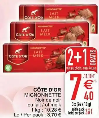 Cora Côte d’or mignonnette aanbieding