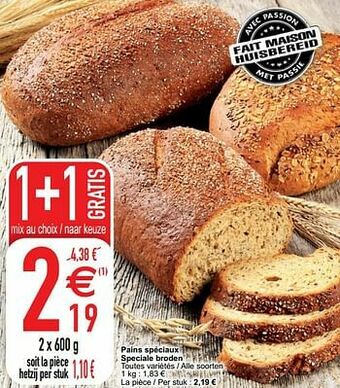 Pains spéciaux speciale broden