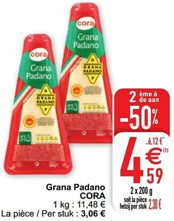 Cora Grana padano cora aanbieding
