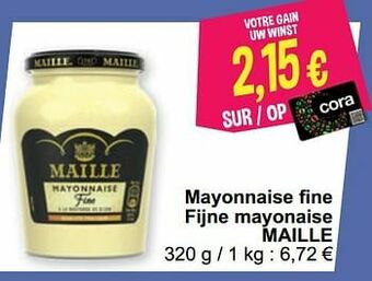 Mayonnaise fine fijne mayonaise maille