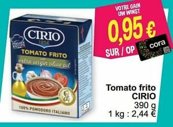 Cora Tomato frito cirio aanbieding