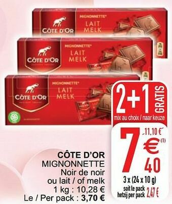 Cora CôTE D’OR MIGNONNETTE aanbieding