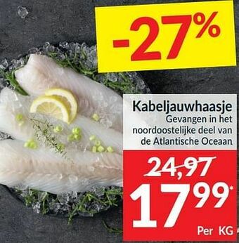 Intermarché Kabeljauwhaasje aanbieding