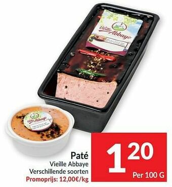 Intermarché Paté vieille abbaye aanbieding