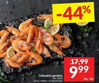 Intermarché Gekookte gamba’s aanbieding