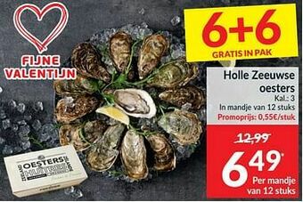 Intermarché Holle zeeuwse oesters aanbieding