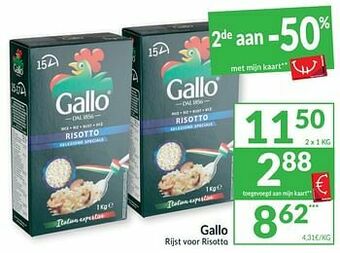 Gallo rijst voor risotto