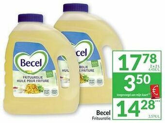 Intermarché Becel frituurolie aanbieding