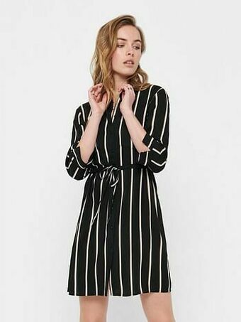 Berca Shoes Only Kleedje Tamari Shirt Dress Noos - Zwart aanbieding