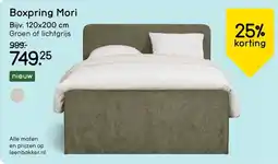 Leen Bakker Boxpring Mori aanbieding