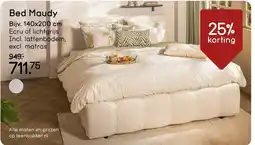 Leen Bakker Bed Maudy aanbieding
