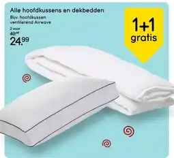 Leen Bakker Alle hoofdkussens en dekbedden aanbieding