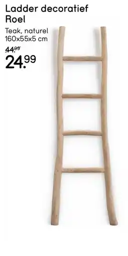 Leen Bakker Ladder decoratief roel aanbieding