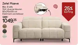 Leen Bakker Zetel Maeve aanbieding