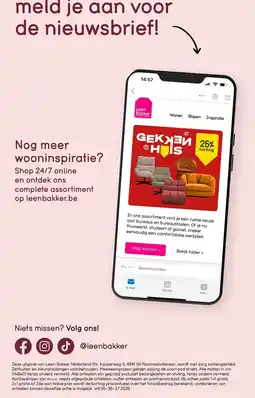 Leen Bakker Gekken huis aanbieding