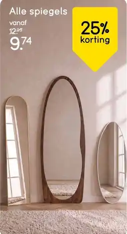 Leen Bakker spiegels aanbieding