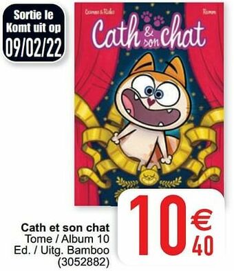 Cora Cath et son chat aanbieding
