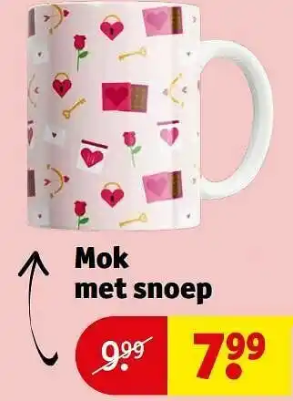 Kruidvat Mok met snoep aanbieding