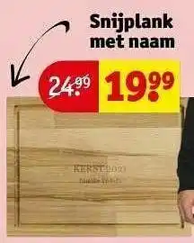 Kruidvat Snijplank met naam aanbieding