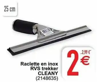 Cora Raclette en inox rvs trekker cleany aanbieding