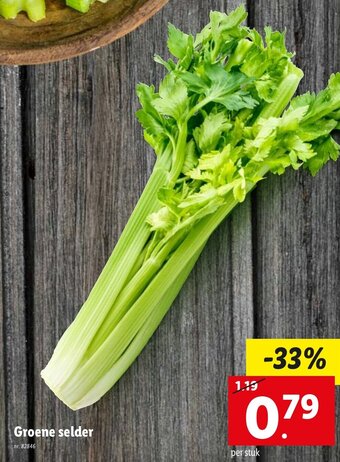 Lidl Groene selder aanbieding