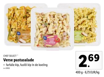 Lidl Verse pastasalade aanbieding